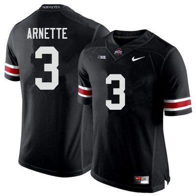 NCAA Ohio State Buckeyes Men's #3 Damon Arnette Black Nike Football College Jersey MRO1245CK